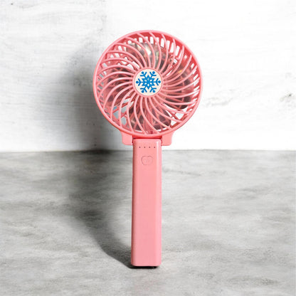 USB Rechargeable Handheld Fan | Mini Portable Fan 3 Speeds | Quiet Travel Fan | Summer Accessory