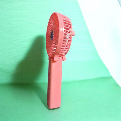 USB Rechargeable Handheld Fan | Mini Portable Fan 3 Speeds | Quiet Travel Fan | Summer Accessory