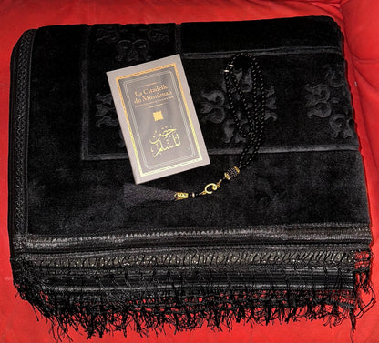 Coffret cadeau musulman personnalisé – Citadelle, tapis de prière personnalisé, tasbih – Cadeau islamique Eid, mariage, ramadan, conversion